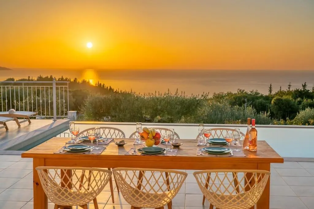 Fiscardo Luxury Stone Villa Suzana ,With Sunset View! Fiskardo
