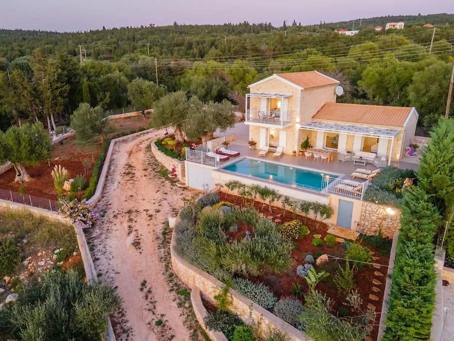 Fiscardo Luxury Stone Villa Suzana ,With Sunset View! Fiskardo