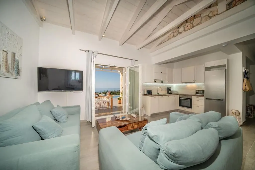 Fiscardo Luxury Stone Villa Suzana ,With Sunset View! Fiskardo