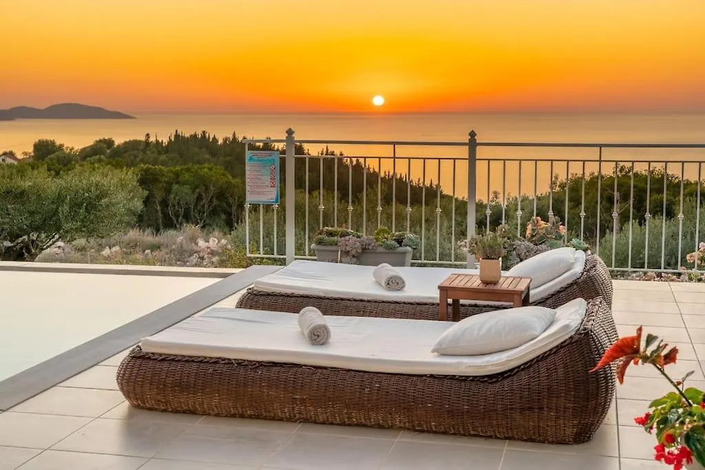 Fiscardo Luxury Stone Villa Suzana ,With Sunset View! Fiskardo