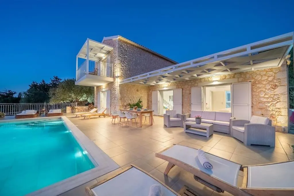 Fiscardo Luxury Stone Villa Suzana ,With Sunset View! Fiskardo