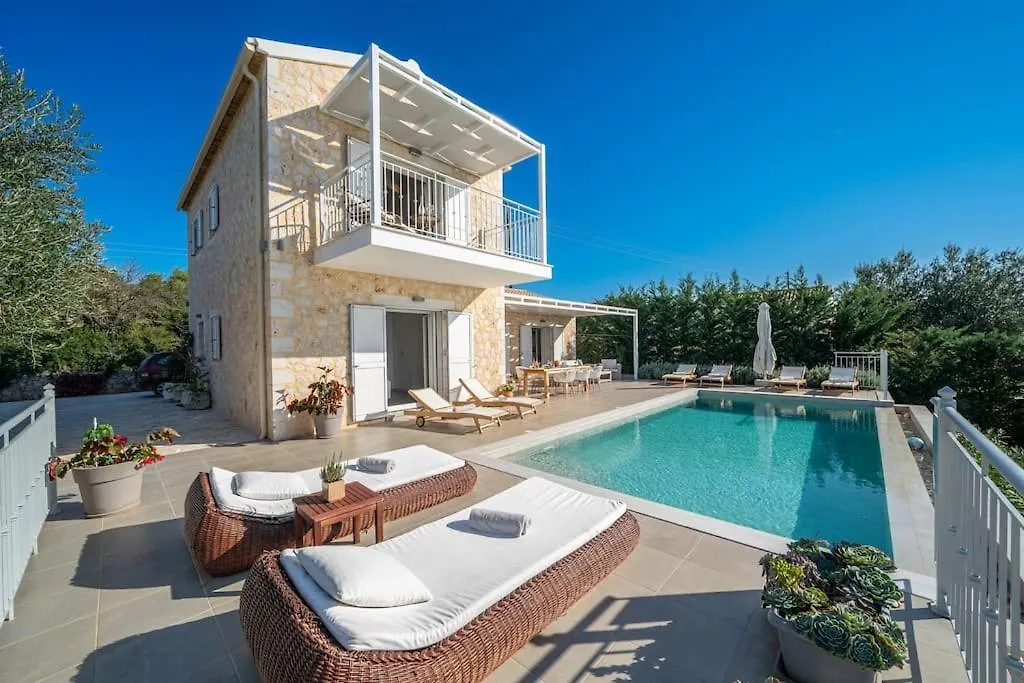 Fiscardo Luxury Stone Villa Suzana ,With Sunset View! Fiskardo